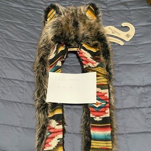 Sedona grey wolf spirithood